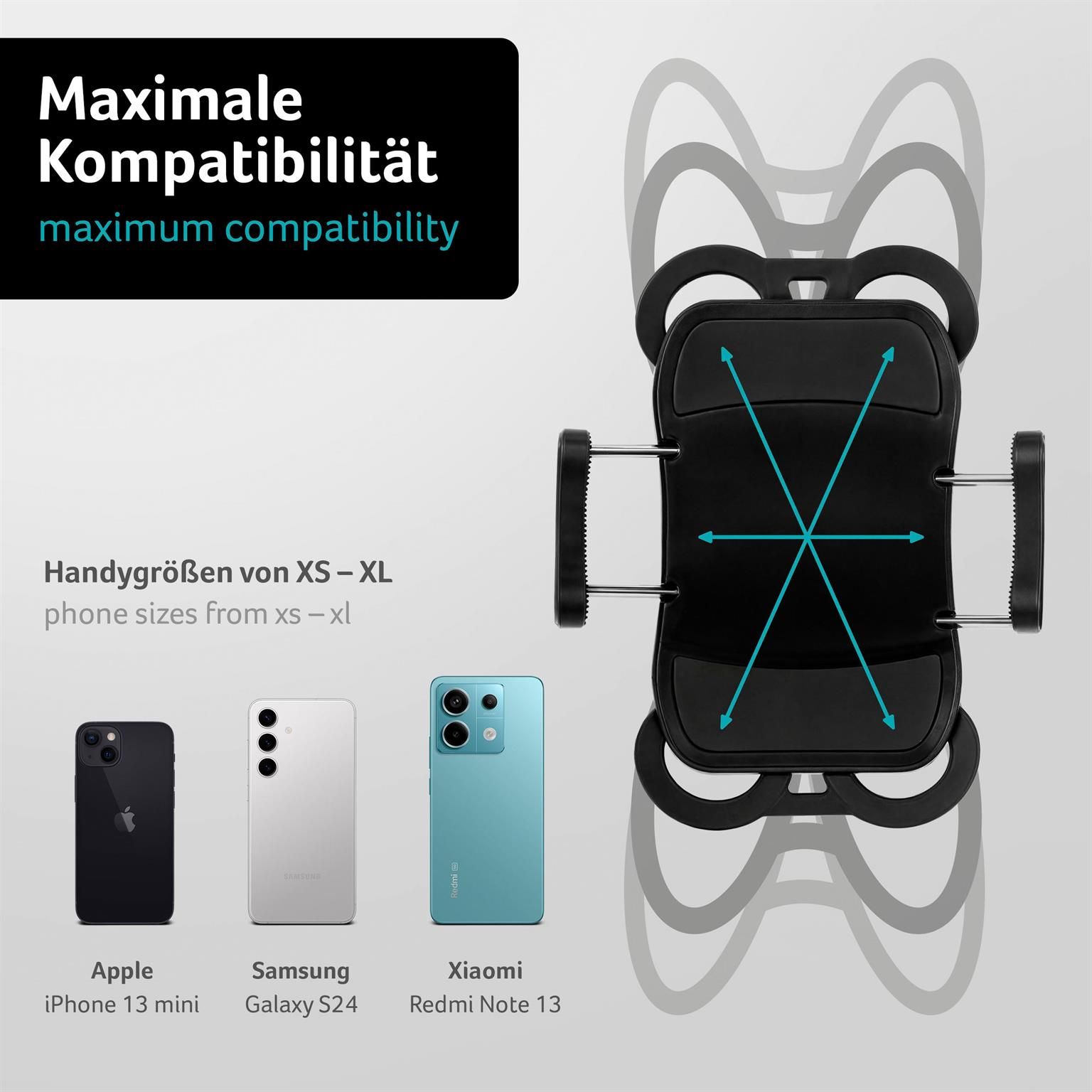 ONEFLOW Fahrrad-Handyhalterung mit Schnellverriegelung – RockSup QR – Weiteres Produktbild 5 ONEFLOW Fahrrad-Handyhalterung mit Schnellverriegelung – RockSup QR – Weiteres Produktbild 5