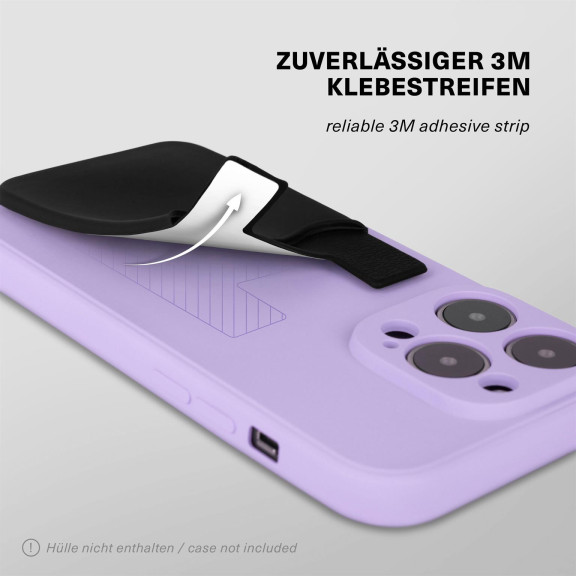 moex Kartenhalter für Handy selbstklebend aus Silikon – SiliCard – Weiteres Produktbild 5