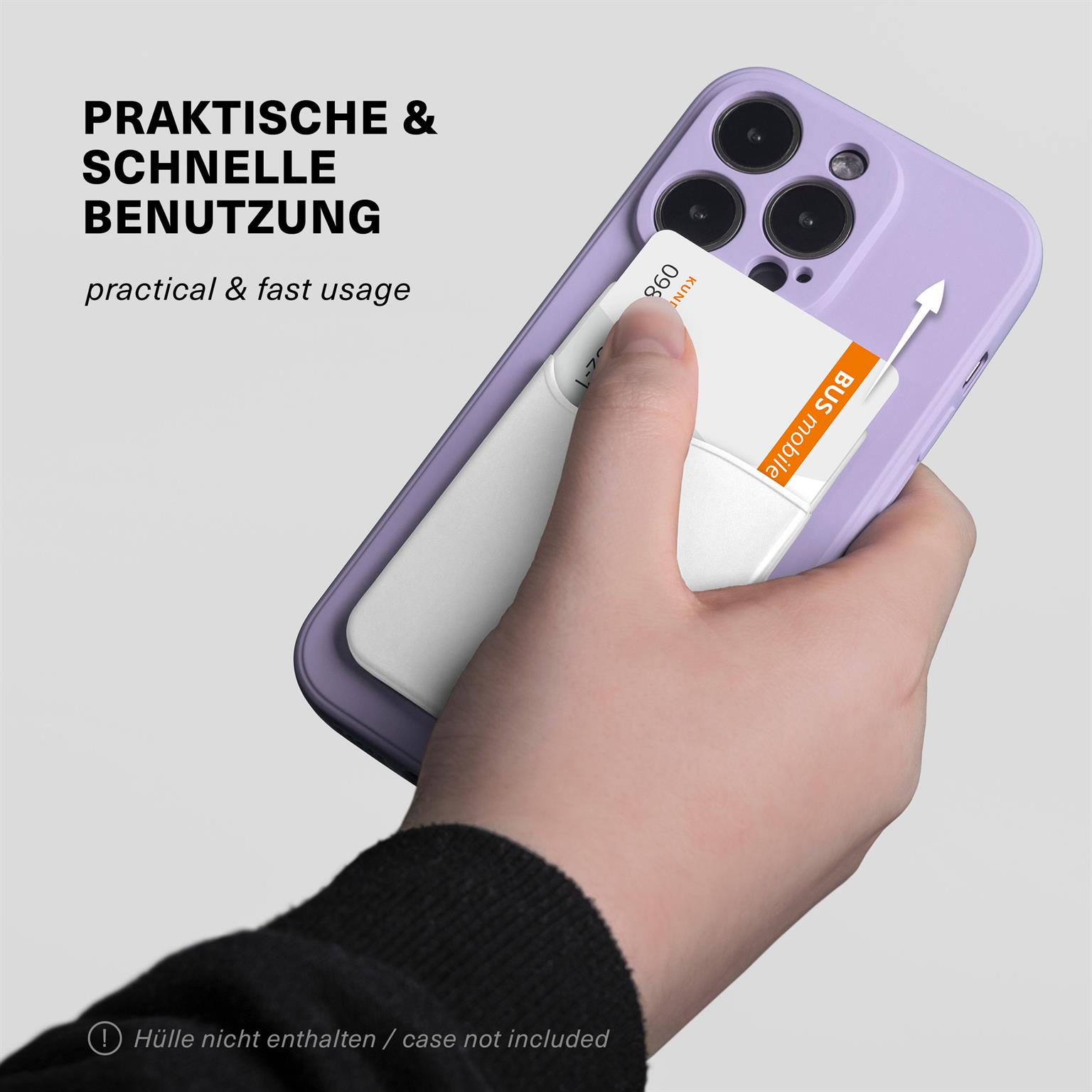 moex Kartenhalter für Handy selbstklebend aus Silikon – SiliCard – Weiteres Produktbild 4 moex Kartenhalter für Handy selbstklebend aus Silikon – SiliCard – Weiteres Produktbild 4
