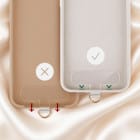 ONEFLOW CHAINLESS Silk Liaison Universeller Handyanhänger mit eingeflochtenem Seidentuch – Produktbild 4