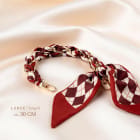 ONEFLOW CHAINLESS Silk Liaison Universeller Handyanhänger mit eingeflochtenem Seidentuch – Produktbild 3