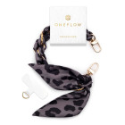ONEFLOW CHAINLESS Silk Liaison Universeller Handyanhänger mit eingeflochtenem Seidentuch – Produktbild 1