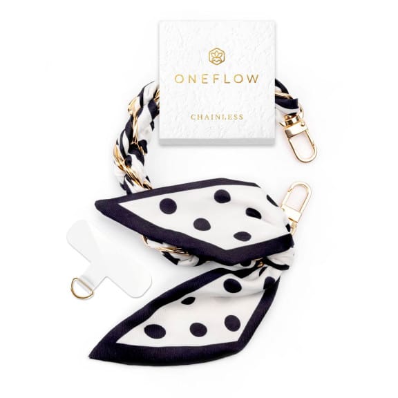 ONEFLOW CHAINLESS Silk Liaison Universeller Handyanhänger mit eingeflochtenem Seidentuch – Weiteres Produktbild 1 ONEFLOW CHAINLESS Silk Liaison Universeller Handyanhänger mit eingeflochtenem Seidentuch – Weiteres Produktbild 1