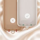 ONEFLOW CHAINLESS Silk Liaison Universeller Handyanhänger mit eingeflochtenem Seidentuch – Produktbild 4