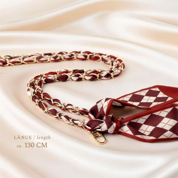 ONEFLOW CHAINLESS Silk Liaison Universelle Handykette mit eingeflochtenem Seidentuch – Weiteres Produktbild 3