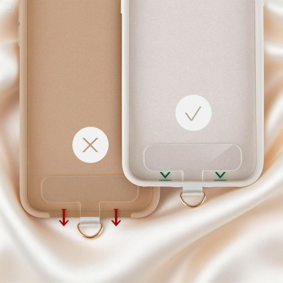 ONEFLOW CHAINLESS Silk Liaison Universelle Handykette mit eingeflochtenem Seidentuch – Weiteres Produktbild 4