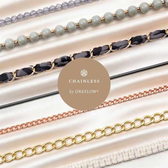 ONEFLOW CHAINLESS Silk Liaison Universelle Handykette mit eingeflochtenem Seidentuch – Weiteres Produktbild 7