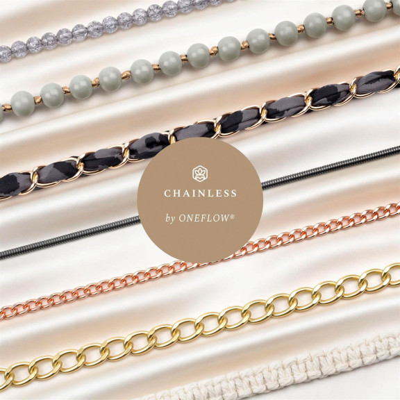 ONEFLOW CHAINLESS Silk Liaison Universelle Handykette mit eingeflochtenem Seidentuch – Weiteres Produktbild 7