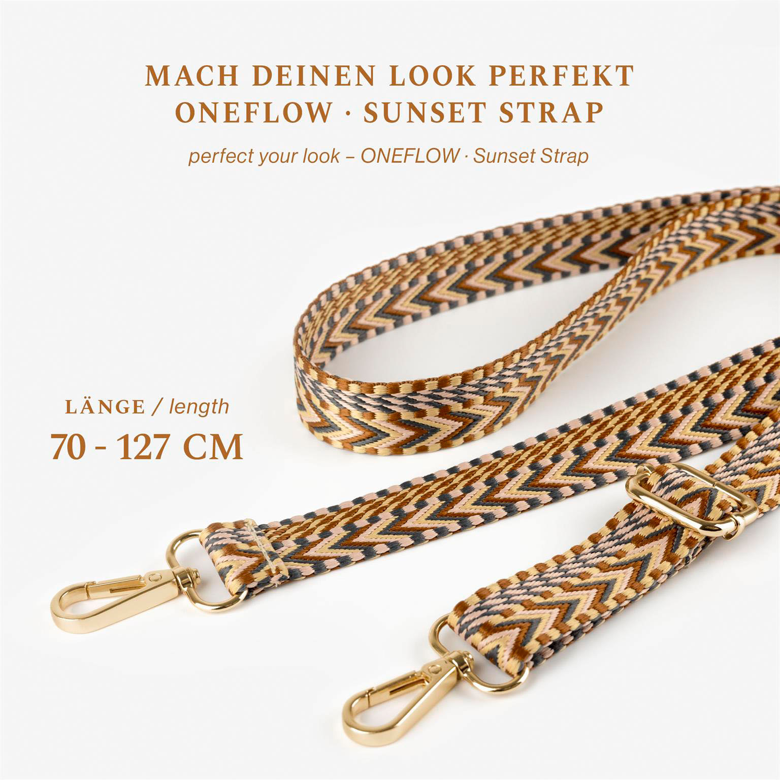 ONEFLOW Universal Handykette mit Einleger Pad – CHAINLESS Sunset Strap – Weiteres Produktbild 2 ONEFLOW Universal Handykette mit Einleger Pad – CHAINLESS Sunset Strap – Weiteres Produktbild 2