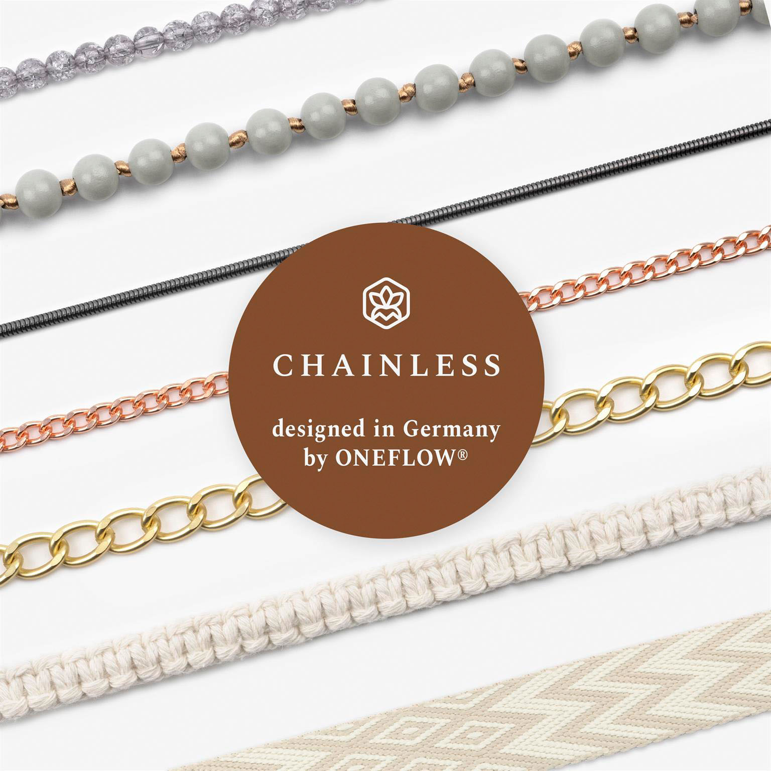 ONEFLOW Universal Handykette mit Einleger Pad – CHAINLESS Sunset Strap – Weiteres Produktbild 7 ONEFLOW Universal Handykette mit Einleger Pad – CHAINLESS Sunset Strap – Weiteres Produktbild 7