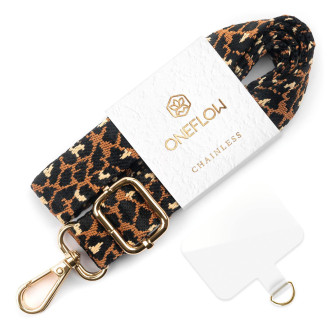 ONEFLOW ONEFLOW Universal Handykette mit Einleger Pad – CHAINLESS Sunset Strap – Jungle Heat