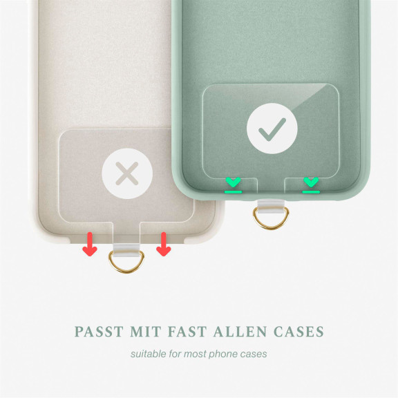 ONEFLOW Universal Handykette mit Einleger Pad – CHAINLESS Sunset Strap – Weiteres Produktbild 4