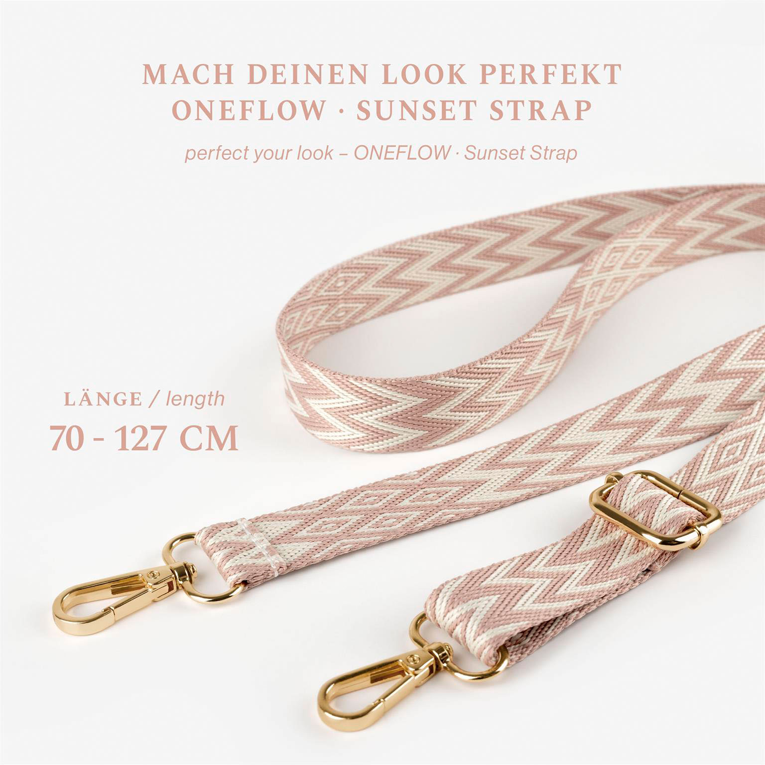 ONEFLOW Universal Handykette mit Einleger Pad – CHAINLESS Sunset Strap – Weiteres Produktbild 1