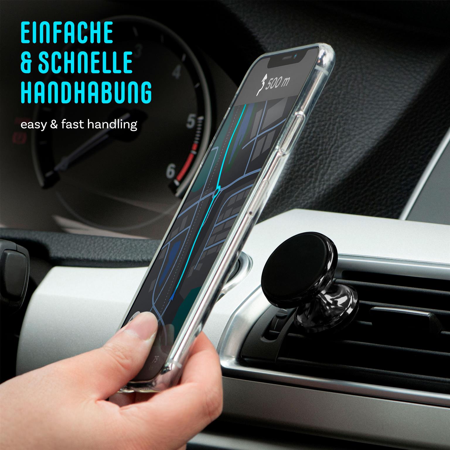 ONEFLOW Auto-Handyhalterung Magnet drehbar für Lüftung – Swing Grip – Weiteres Produktbild 1