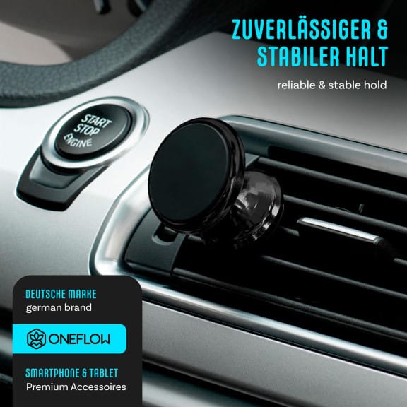 ONEFLOW Auto-Handyhalterung Magnet drehbar für Lüftung – Swing Grip – Weiteres Produktbild 4 ONEFLOW Auto-Handyhalterung Magnet drehbar für Lüftung – Swing Grip – Weiteres Produktbild 4