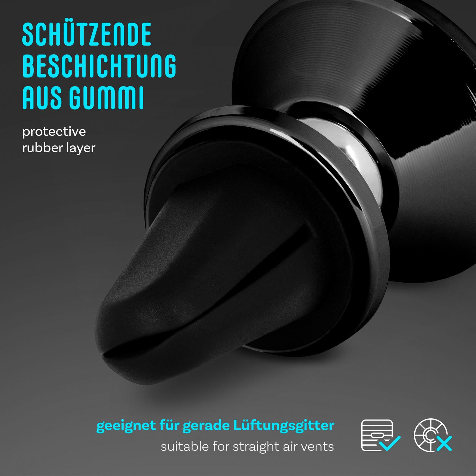 ONEFLOW Auto-Handyhalterung Magnet drehbar für Lüftung – Swing Grip – Weiteres Produktbild 4