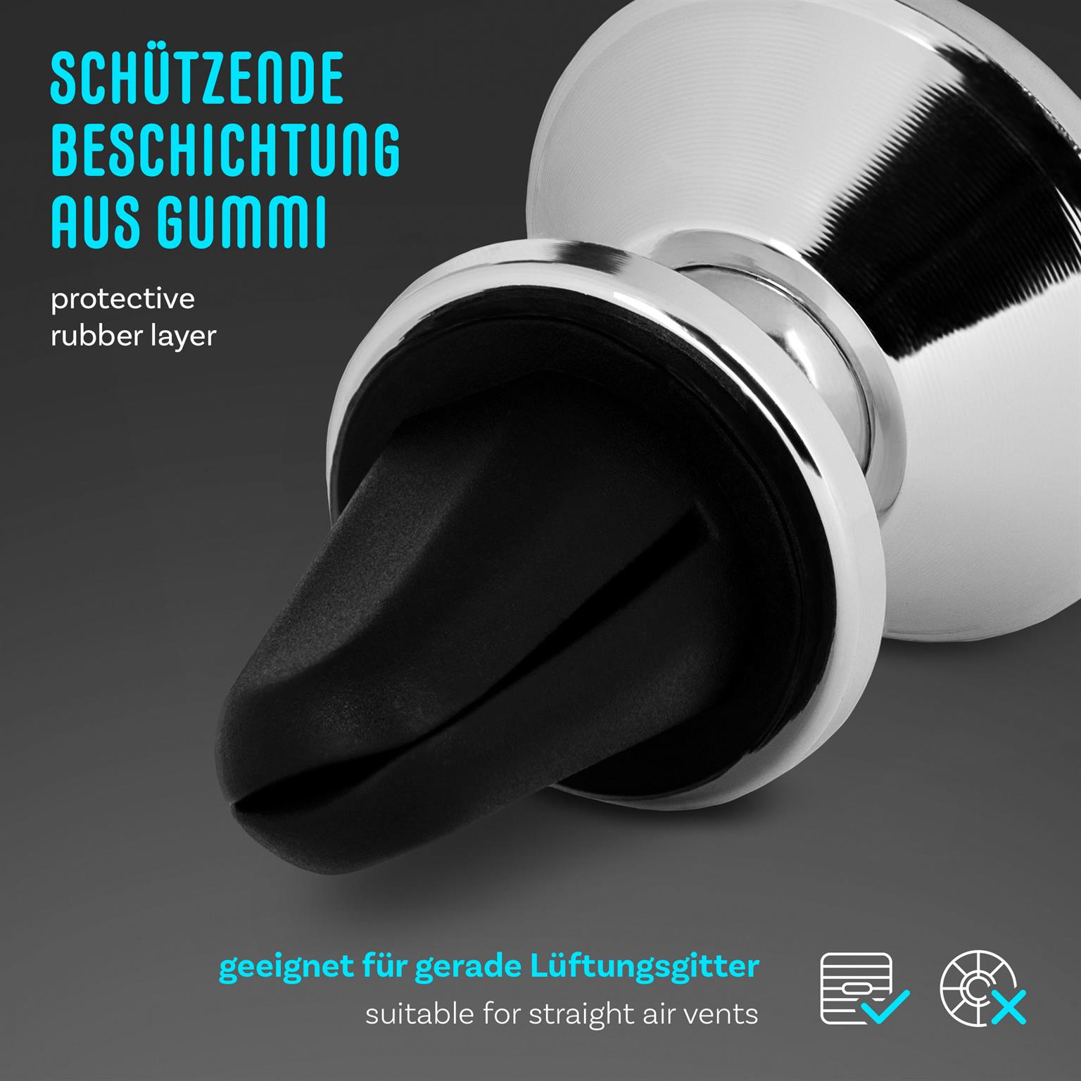 ONEFLOW Auto-Handyhalterung Magnet drehbar für Lüftung – Swing Grip – Weiteres Produktbild 4
