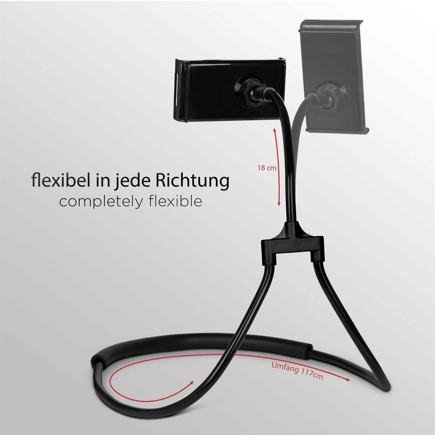 moex Tablet Halterung mit integrierter Ständer Funktion – Tablet Rack – Weiteres Produktbild 1
