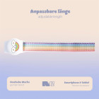 moex AirTag Tracker Armband für Kinder, Halterung am Handgelenk für Reisen und Ausflüge – Taggy – Produktbild 3