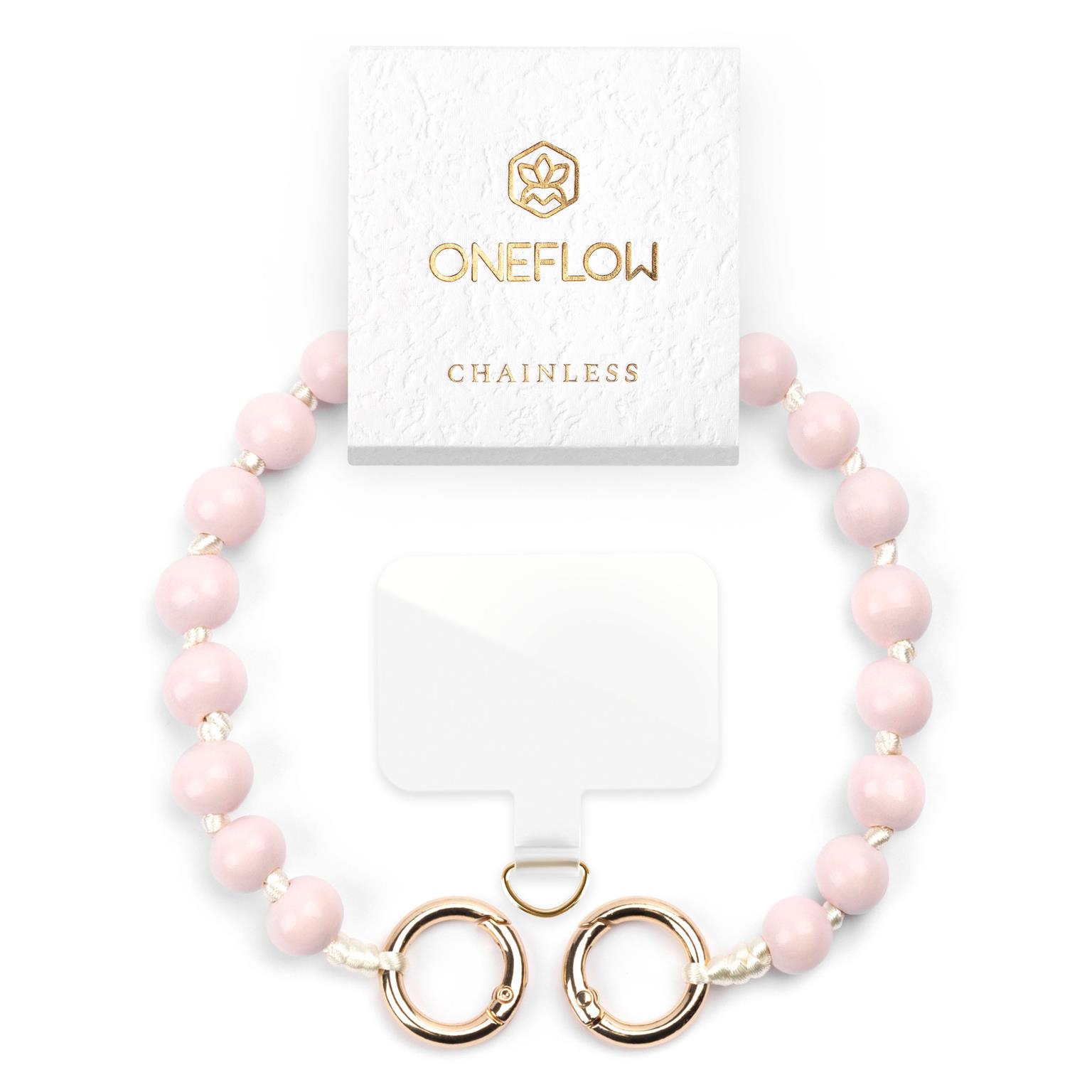 ONEFLOW Holzperlen Handyanhänger Universal – Chainless Terra Chain – undefined