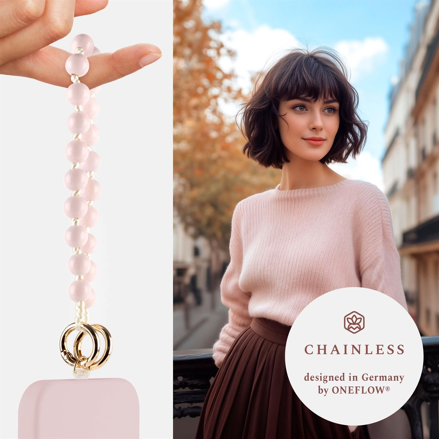 ONEFLOW Holzperlen Handyanhänger Universal – Chainless Terra Chain – Weiteres Produktbild 3 ONEFLOW Holzperlen Handyanhänger Universal – Chainless Terra Chain – Weiteres Produktbild 3