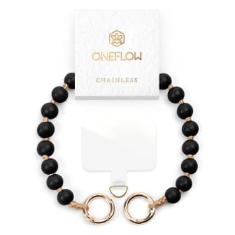 ONEFLOW Holzperlen Handyanhänger Universal – Chainless Terra Chain – Obsidian Black ONEFLOW Holzperlen Handyanhänger Universal – Chainless Terra Chain – Obsidian Black