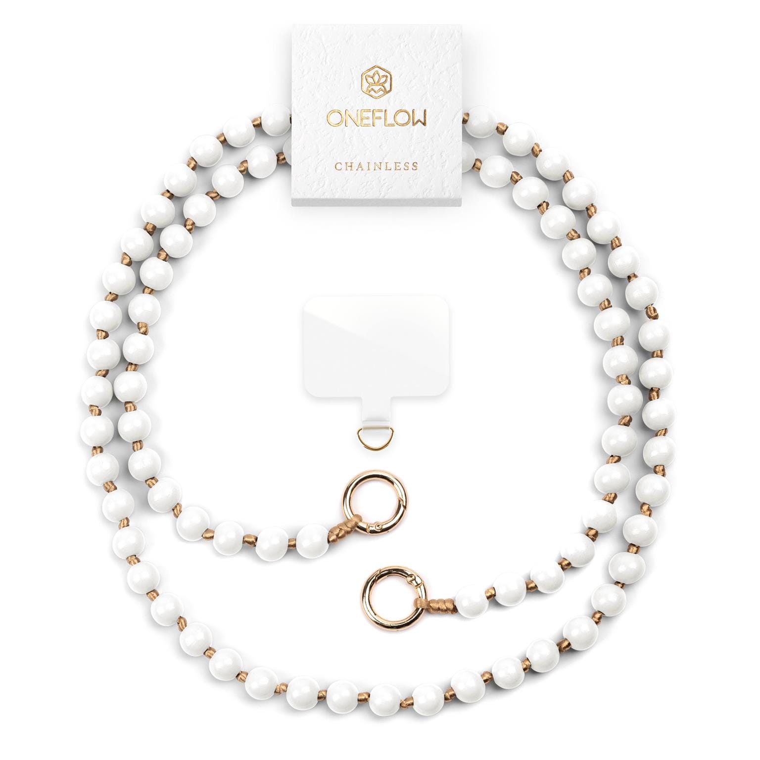 ONEFLOW Universal Handykette Holzperlen abnehmbar – Chainless Terra Chain – Weiteres Produktbild 1 ONEFLOW Universal Handykette Holzperlen abnehmbar – Chainless Terra Chain – Weiteres Produktbild 1