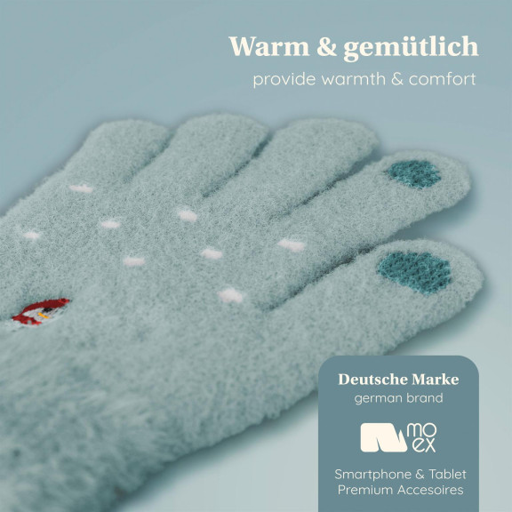 moex Handschuhe mit Touch für Handy, Damen & Kinder – TouchLuxe Slim – Weiteres Produktbild 4