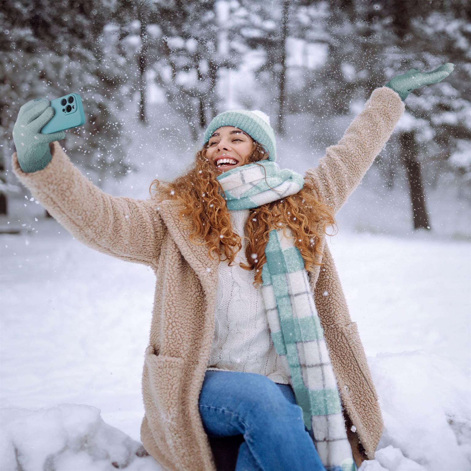 moex Handschuhe mit Touch für Handy, Damen & Kinder – TouchLuxe Slim – Weiteres Produktbild 4
