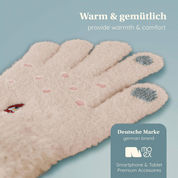moex Handschuhe mit Touch für Handy, Damen & Kinder – TouchLuxe Slim – Weiteres Produktbild 4