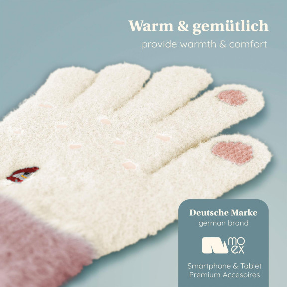 moex Handschuhe mit Touch für Handy, Damen & Kinder – TouchLuxe Slim – Weiteres Produktbild 4