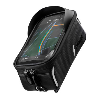 ONEFLOW Rahmentasche Fahrrad Wasserdicht mit Handy Fach – Tour – Schwarz