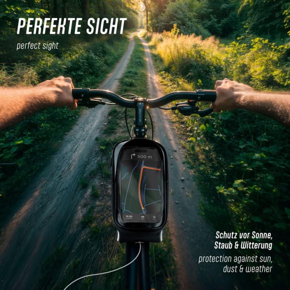 ONEFLOW Rahmentasche Fahrrad Wasserdicht mit Handy Fach – Tour – Weiteres Produktbild 4 ONEFLOW Rahmentasche Fahrrad Wasserdicht mit Handy Fach – Tour – Weiteres Produktbild 4