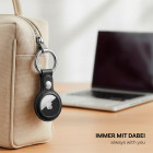 moex Apple AirTag Hülle aus PU Leder mit Schlüsselanhänger – TrackLoop – Produktbild 2