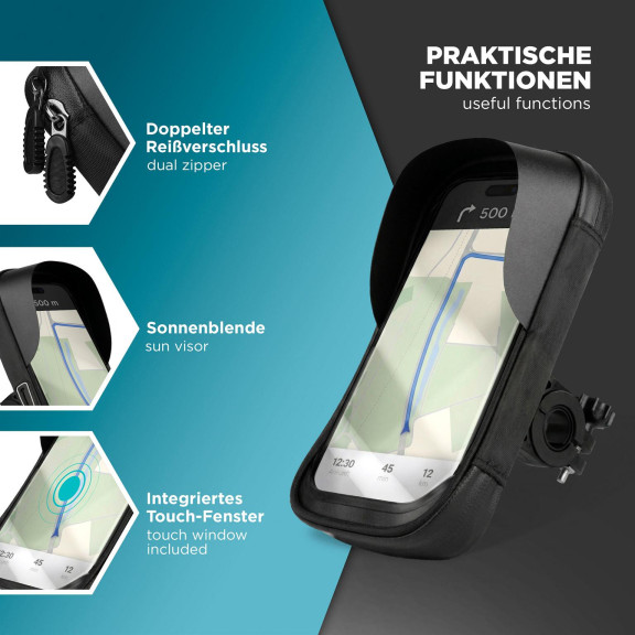 ONEFLOW Lenkertasche Fahrrad Wasserdicht mit Schnellentnahme – Trip QR – Weiteres Produktbild 2