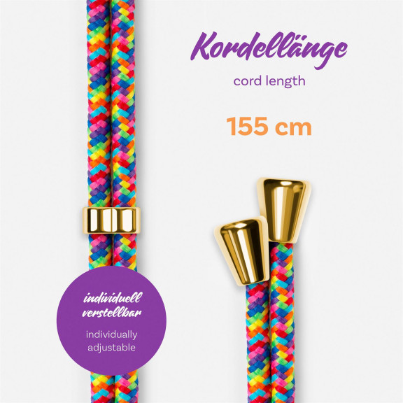 ONEFLOW Handykette Stoff Wechselband für Hüllen mit Band – Twist Cord – Weiteres Produktbild 5