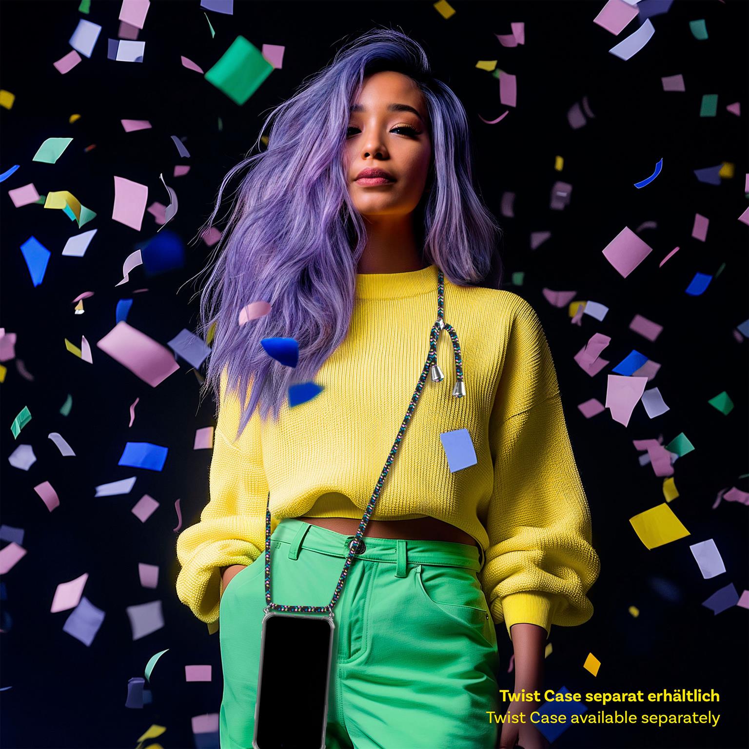 ONEFLOW Handykette Stoff Wechselband für Hüllen mit Band – Twist Cord – Weiteres Produktbild 6