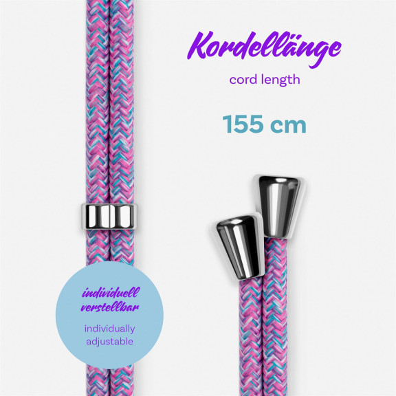 ONEFLOW Handykette Stoff Wechselband für Hüllen mit Band – Twist Cord – Weiteres Produktbild 5