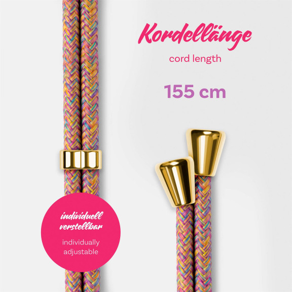 ONEFLOW Handykette Stoff Wechselband für Hüllen mit Band – Twist Cord – Weiteres Produktbild 5