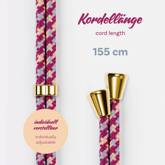 ONEFLOW Handykette Stoff Wechselband für Hüllen mit Band – Twist Cord – Weiteres Produktbild 5