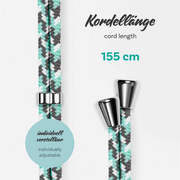 ONEFLOW Handykette Stoff Wechselband für Hüllen mit Band – Twist Cord – Weiteres Produktbild 5