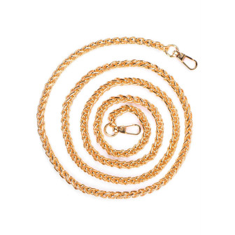 ONEFLOW Handykette Metall Wechselband für Hüllen mit Band – Twist Chain – Kette - Golden