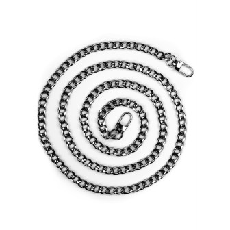 ONEFLOW Handykette Metall Wechselband für Hüllen mit Band – Twist Chain – Panzerkette - Granit