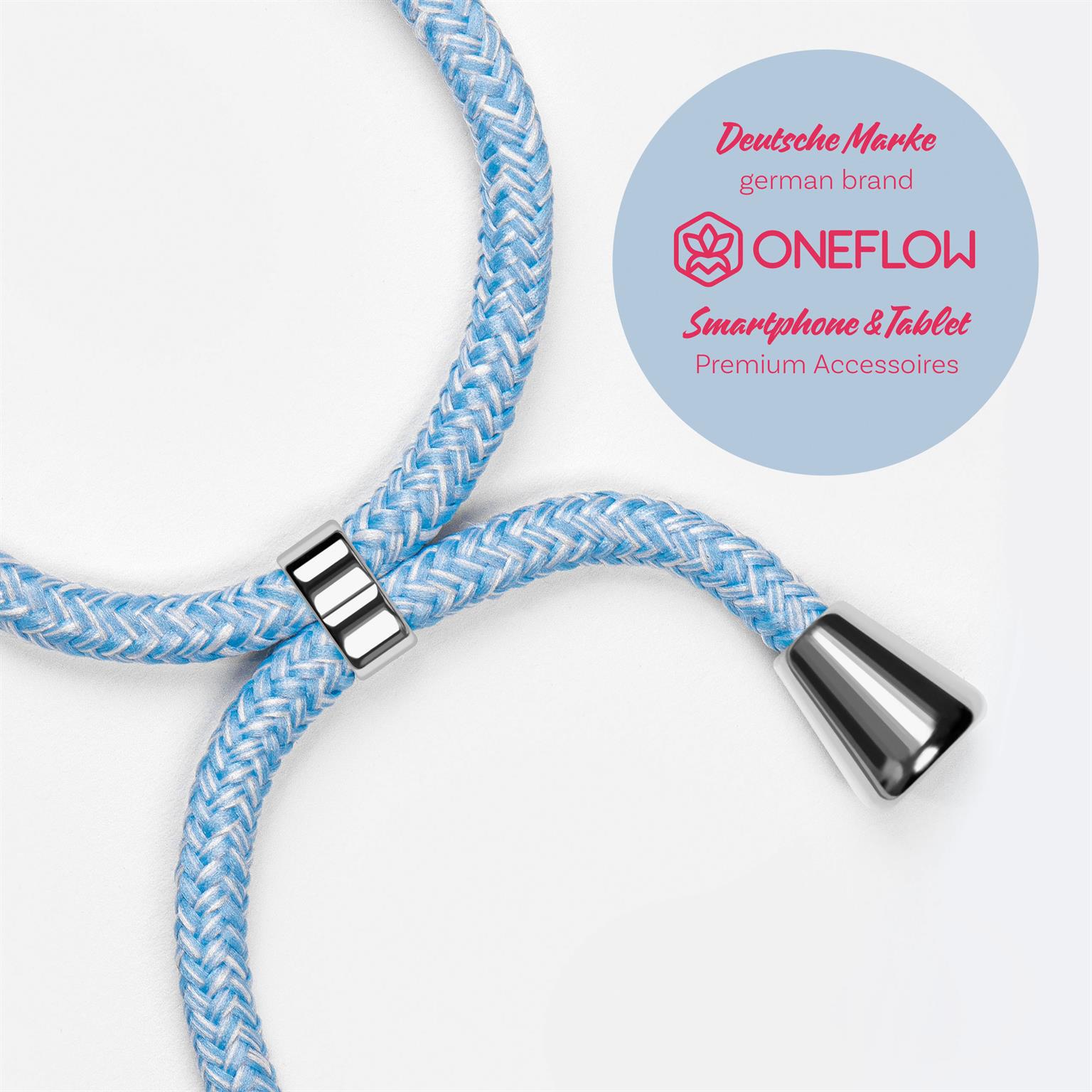 ONEFLOW Handykette Stoff Wechselband für Hüllen mit Band – Twist Cord – Weiteres Produktbild 1