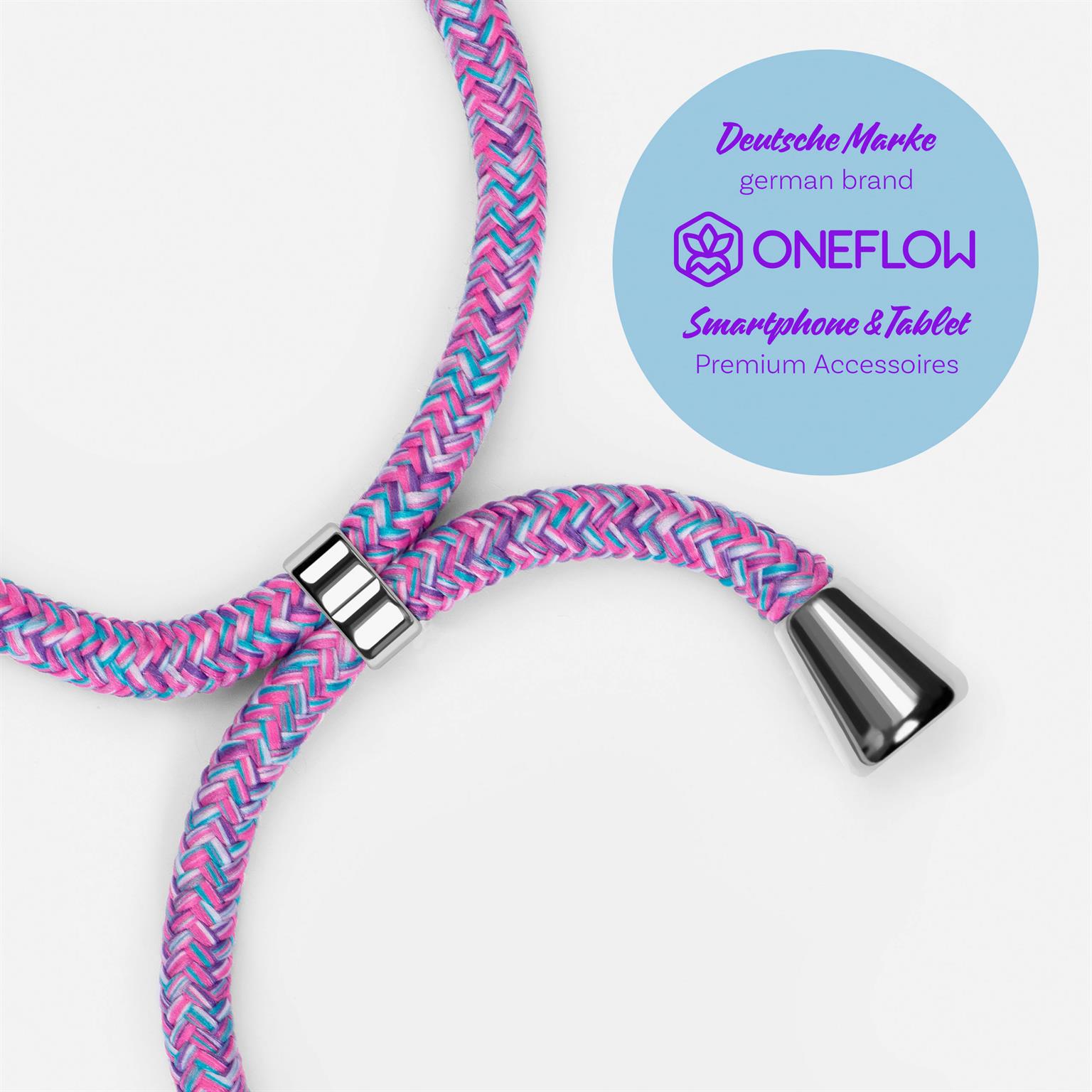 ONEFLOW Handykette Stoff Wechselband für Hüllen mit Band – Twist Cord – Weiteres Produktbild 1