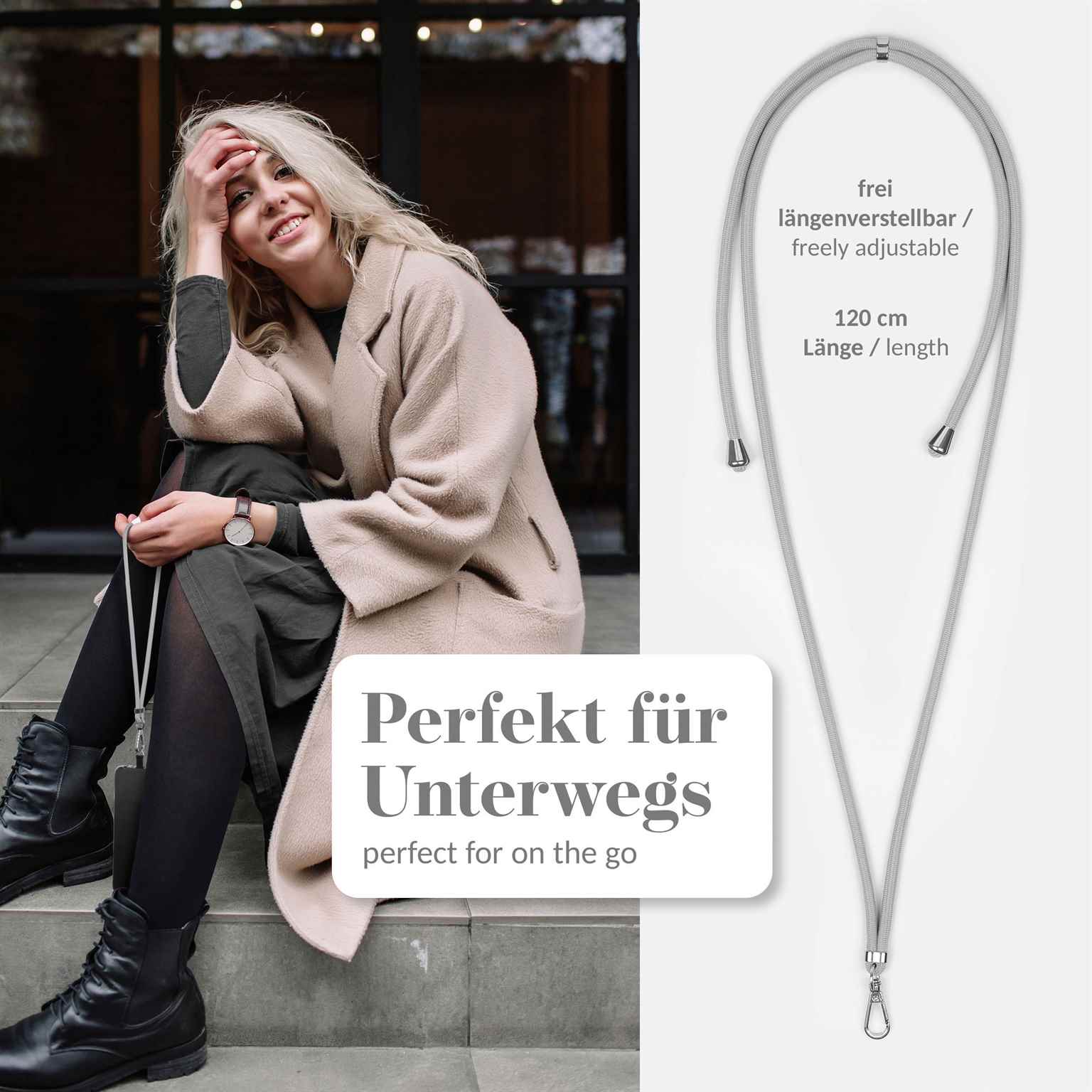 moex Unleash Huawei P30 Lite New Edition Handykette mit Einleger – Weiteres Produktbild 5