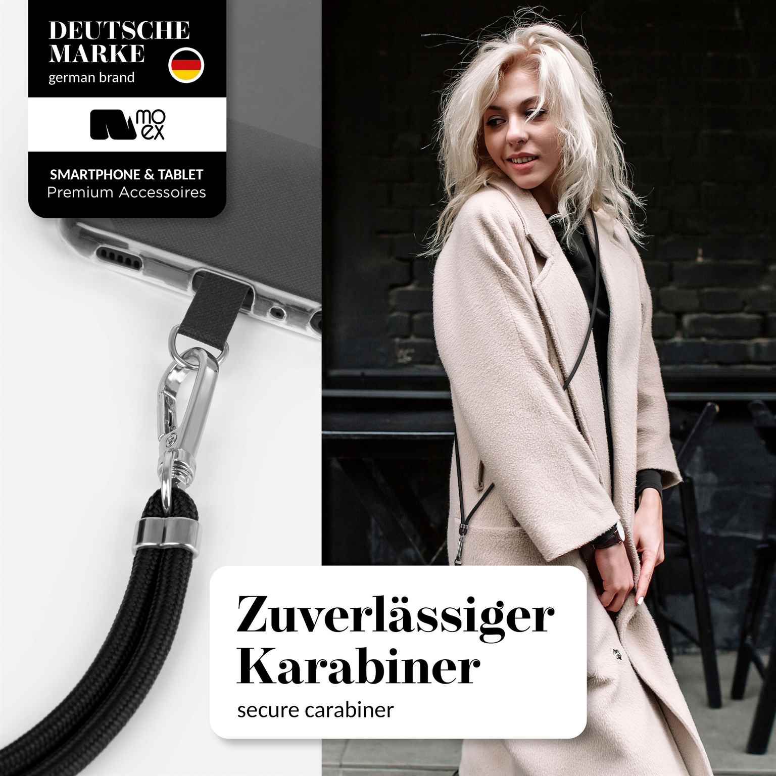 moex Unleash Huawei Y7 (2017) Handykette mit Einleger – Weiteres Produktbild 4 moex Unleash Huawei Y7 (2017) Handykette mit Einleger – Weiteres Produktbild 4