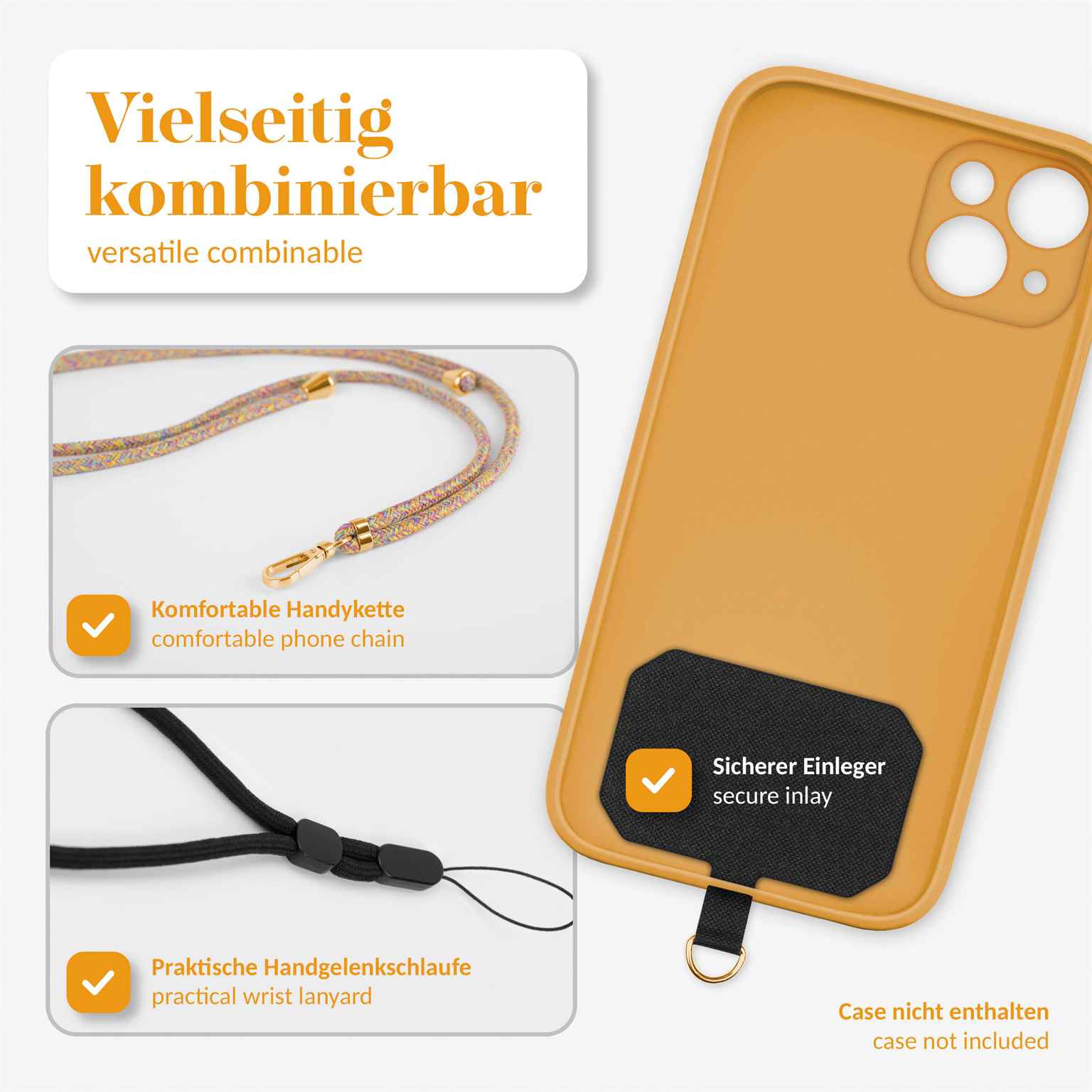 moex Unleash Realme C65 (4G) Handykette mit Einleger – Weiteres Produktbild 2