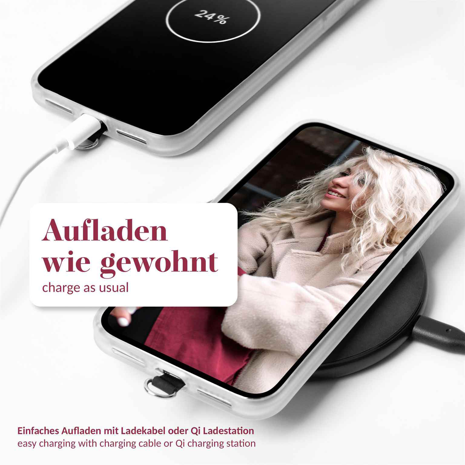 moex Unleash Samsung Galaxy S25 Edge Handykette mit Einleger – Weiteres Produktbild 5