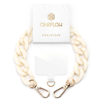 ONEFLOW Universal Handyanhänger Schlaufe – Chainless Urban Chain Wristlet – White Sand